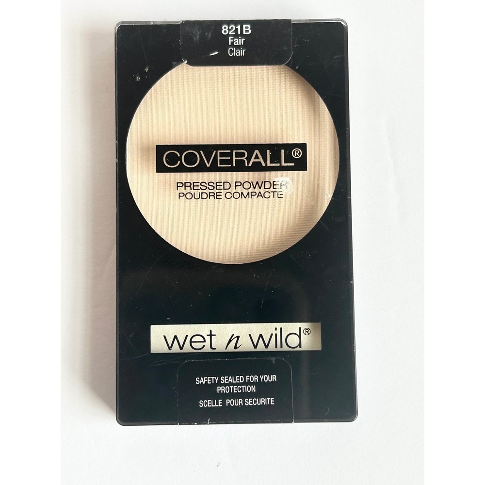Wet n Wild Coverall Pressed Powder 821B Fair Radiant Finish 0.26oz New